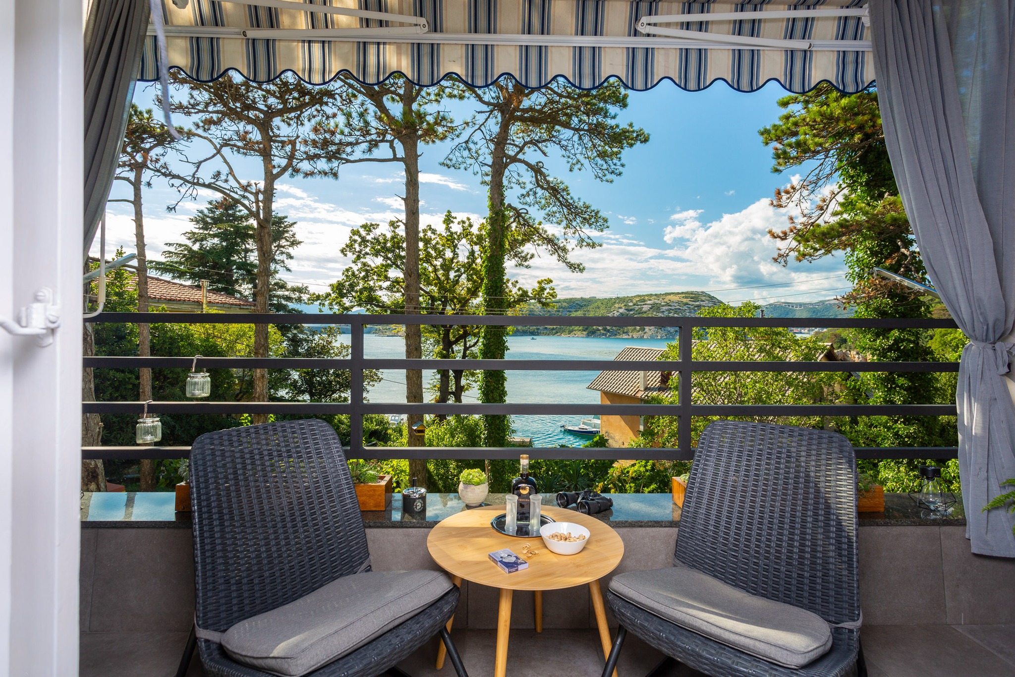 Sea view terrace at CAROVO 7