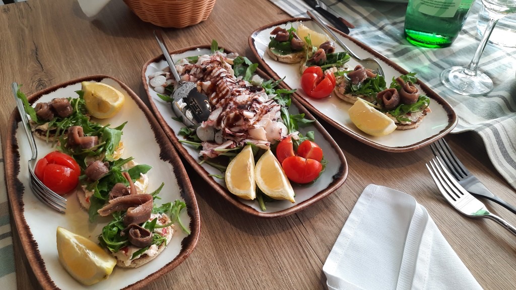 Mediterranean seafood and local dining near Kraljevica